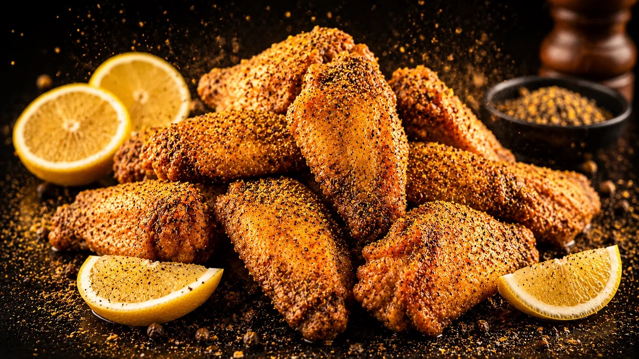 Lemon Pepper Dry wings